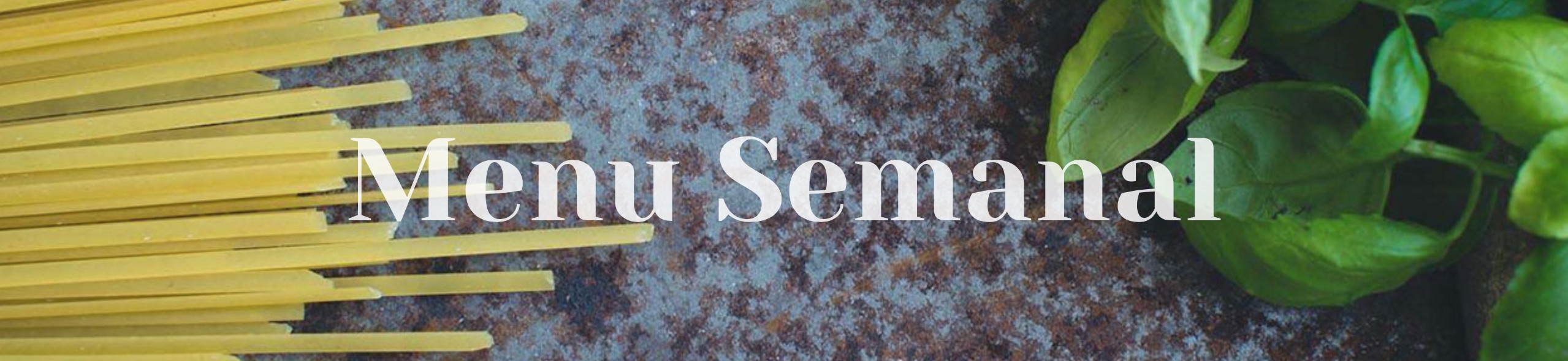 Menu Semanal